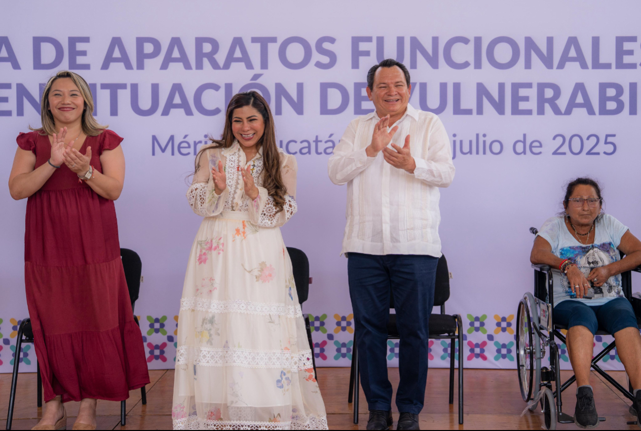 Entregan en Mérida 65 aparatos funcionales a personas en situación de vulnerabilidad