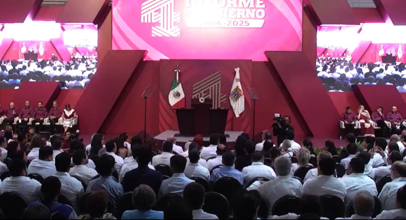 Campeche rinde cuentas en su cuarto Informe de Gobierno: Acuden madatarios ejecutivos de Yucatán y Quintana Roo