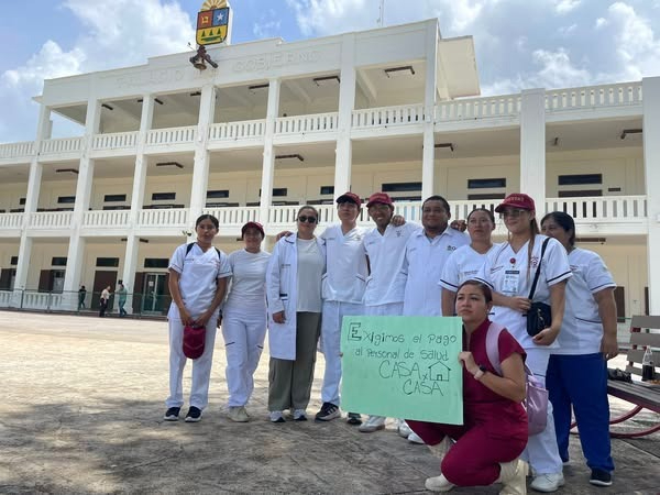 Enfermeros del programa “Salud Casa por Casa” en Quintana Roo fueron despedidos por exigir el pago de su sueldo
