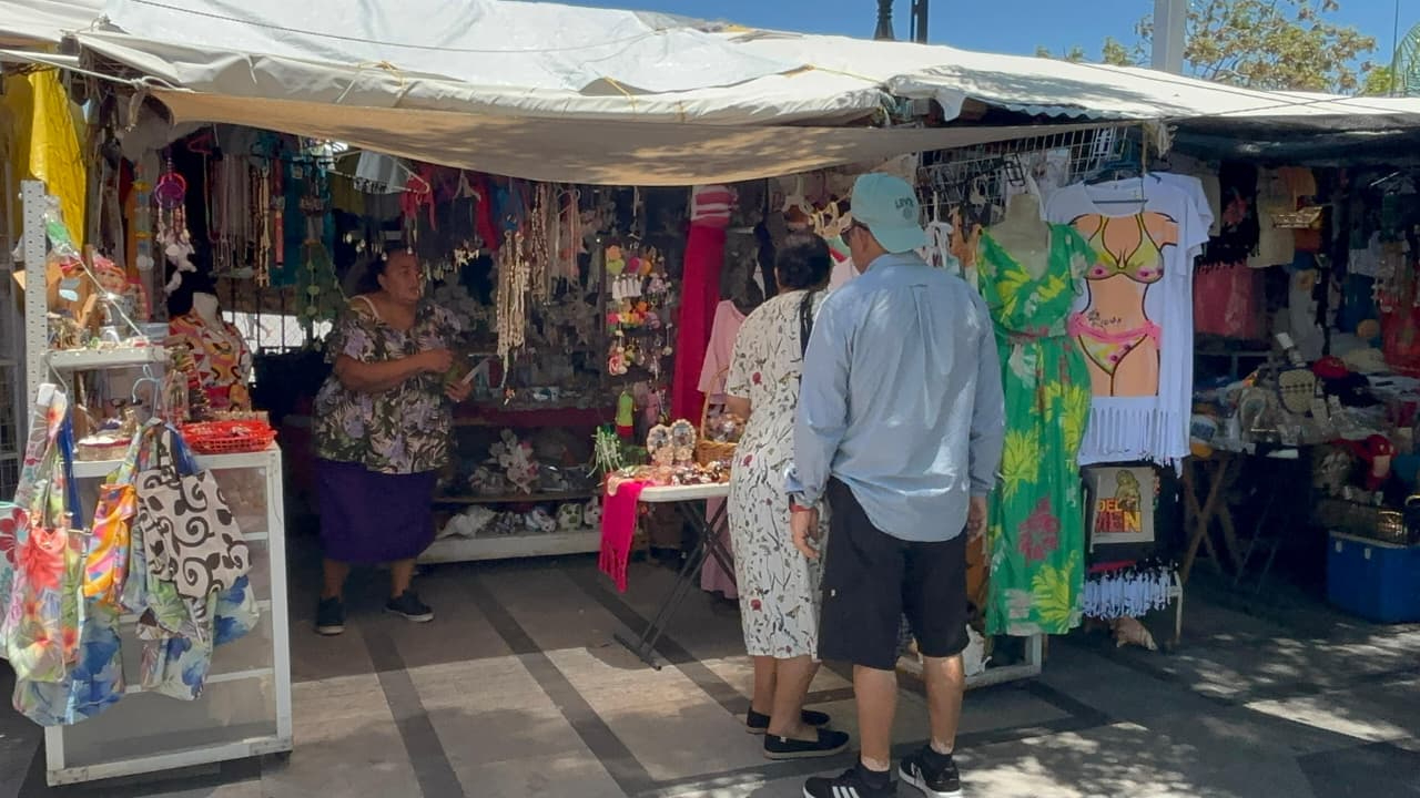 La artesanía preparada para la feria quedó sin salida comercial.