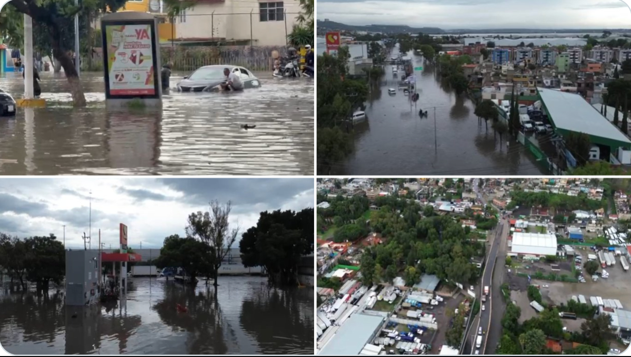 La López Portillo fue la avenida más afectada por las intensas lluvias de este viernes 1 de agosto. La López Portillo fue la avenida más afectada por las intensas lluvias de este viernes 1 de agosto.
