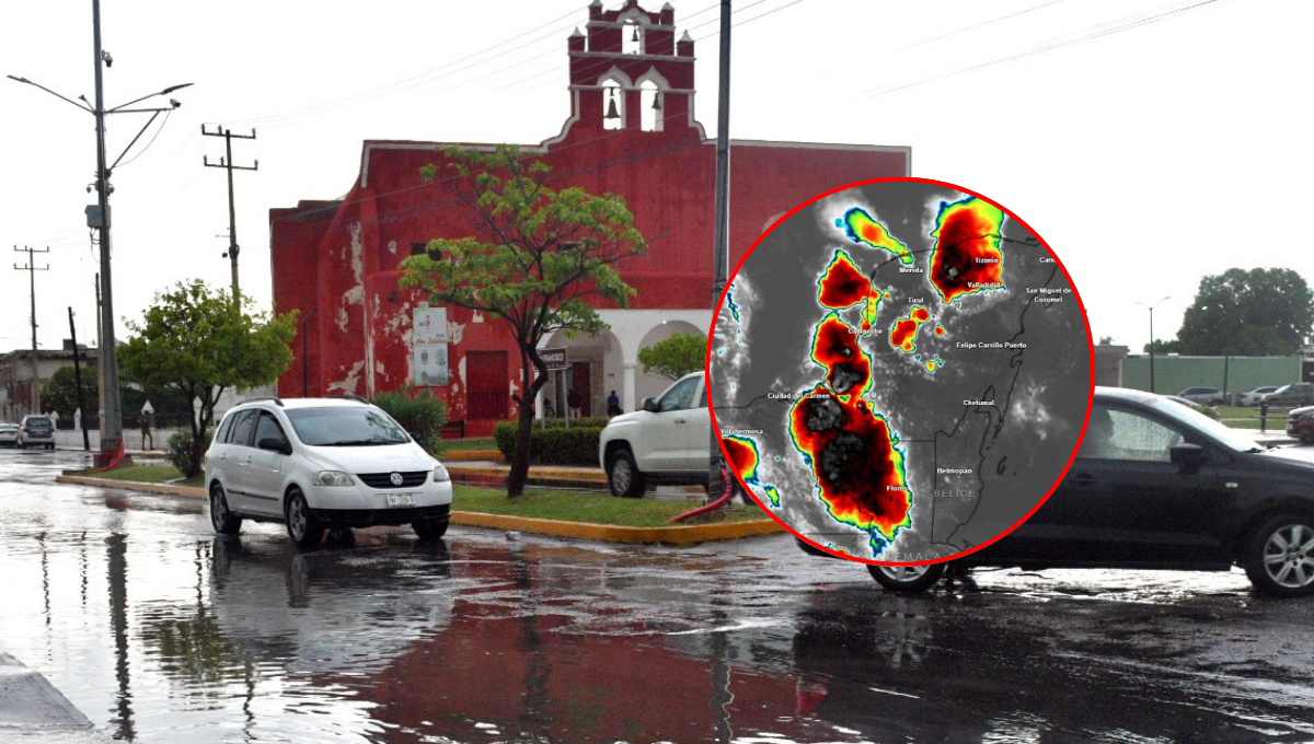 Continuarán las lluvias fuertes este viernes en Campeche; estas zonas serán más afectadas  