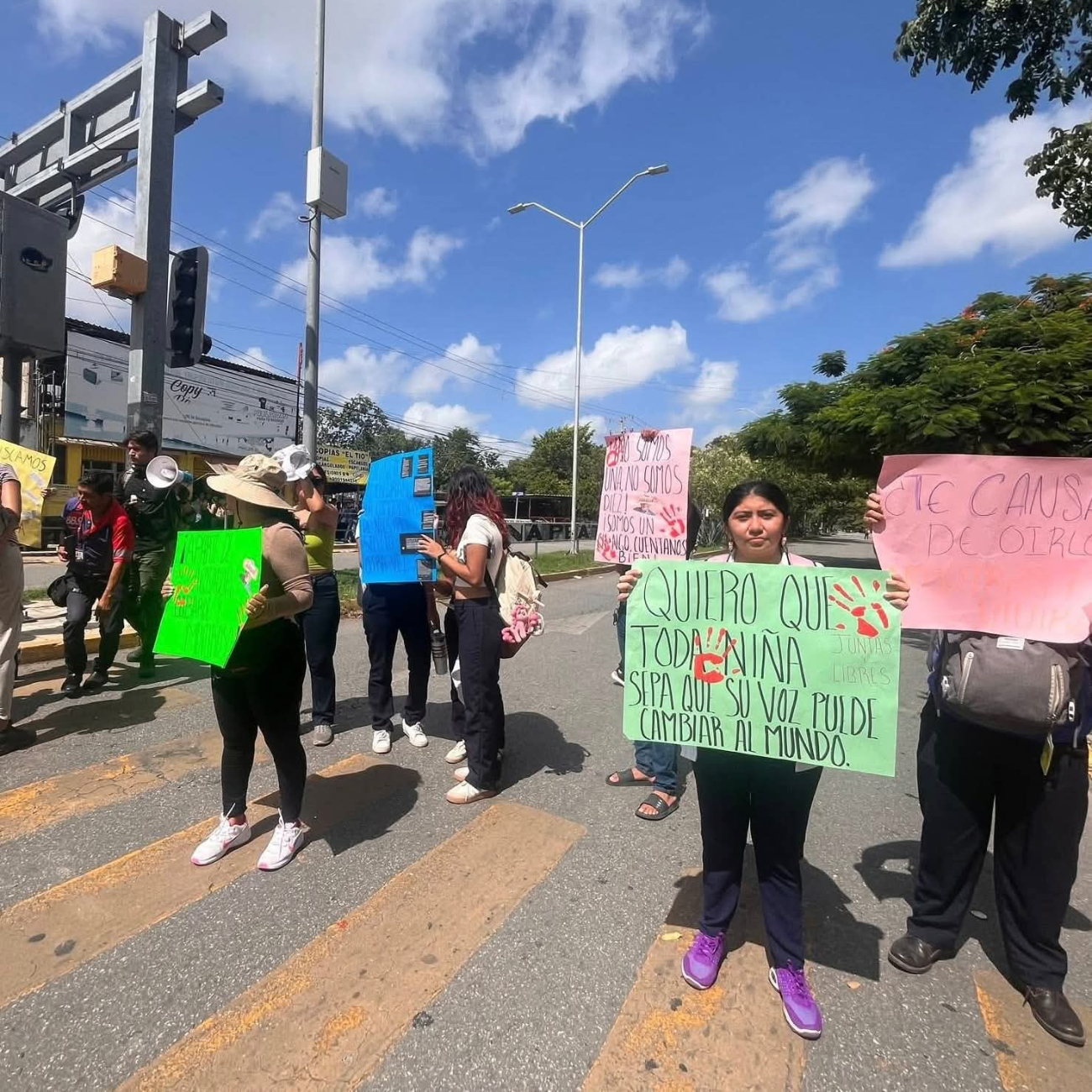 Estudiantes protestaron contra el Director de la CTM en Mérida