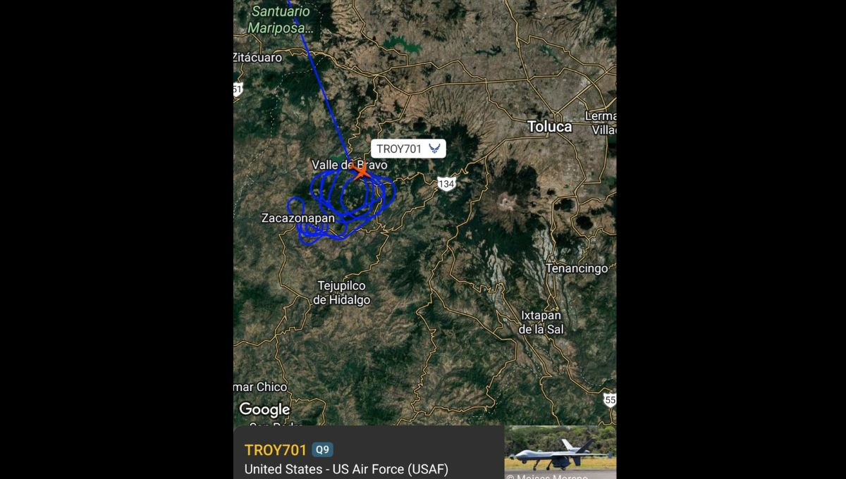 No existe ninguna aeronave militar extranjera realizando operaciones en el espacio aéreo mexicano No existe ninguna aeronave militar extranjera realizando operaciones en el espacio aéreo mexicano