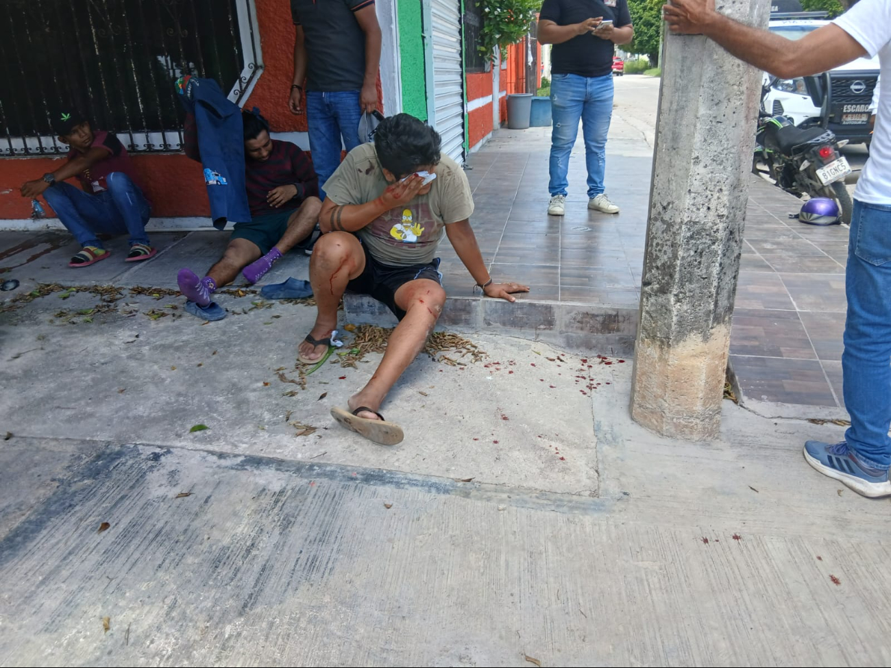 Las víctimas fueron estabilizadas por el SAMU y trasladadas al IMSS-Bienestar Janell Romero Aguilar.