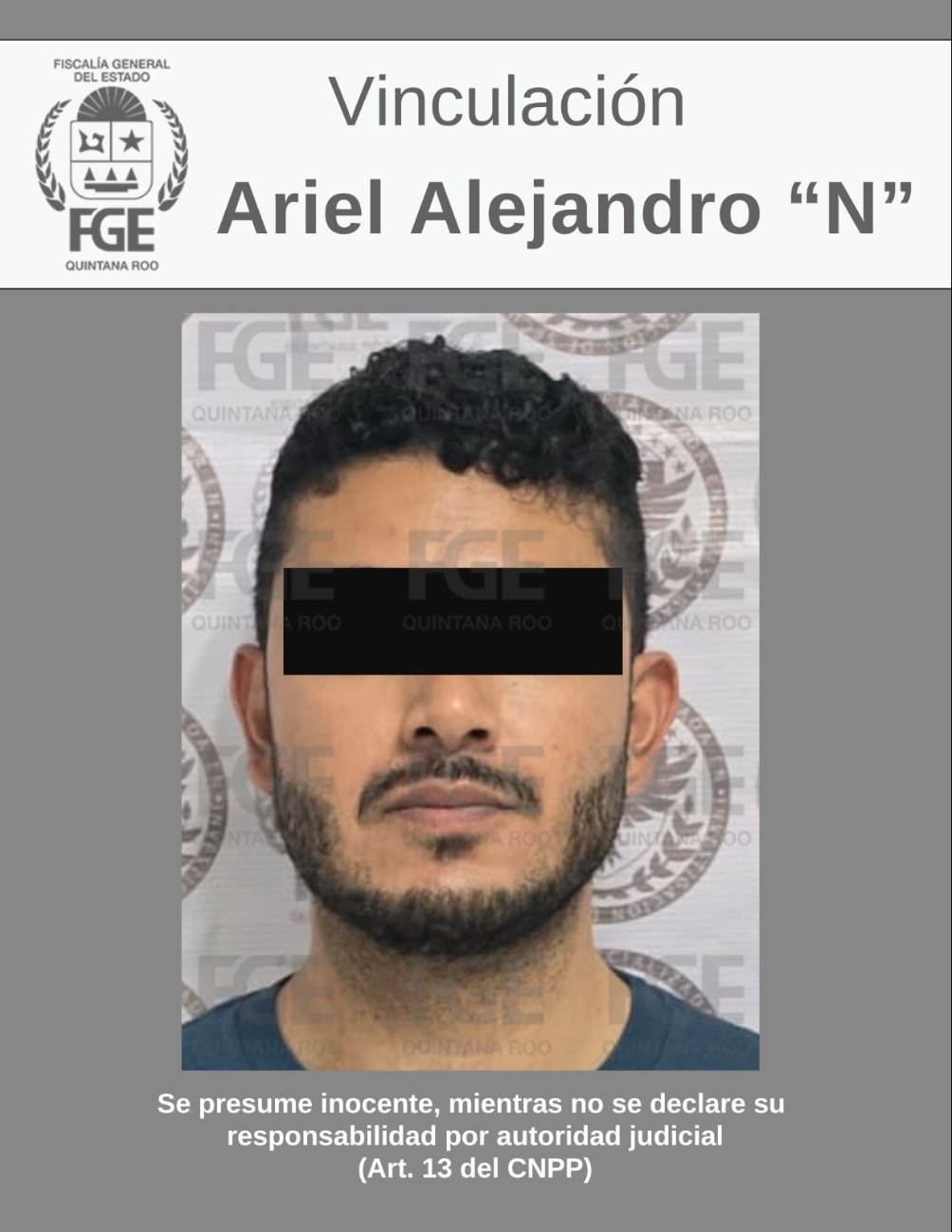 Ariel Alejandro “N” fue vinculado a proceso por el delito de secuestro