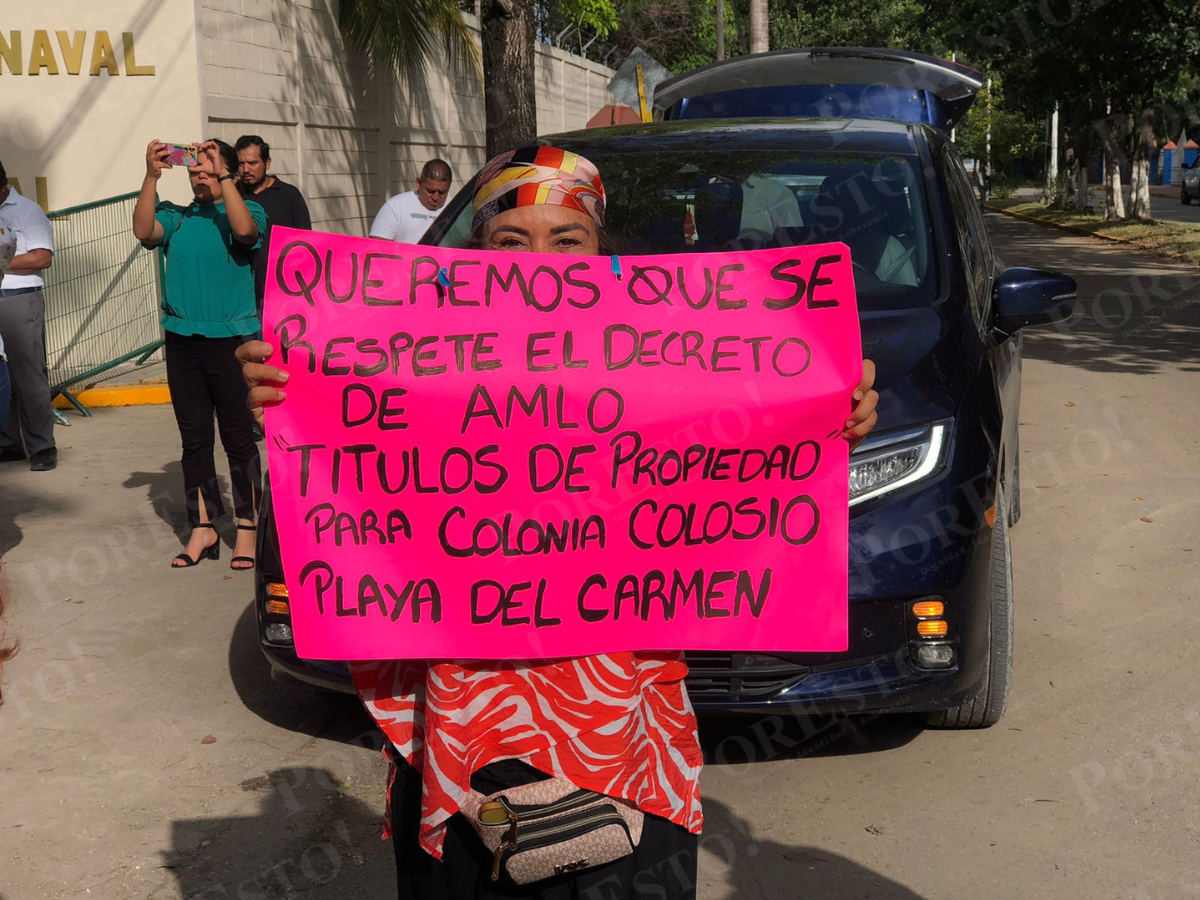 En las manifestaciones se expuso que más del 40% continúan sin título de propiedad