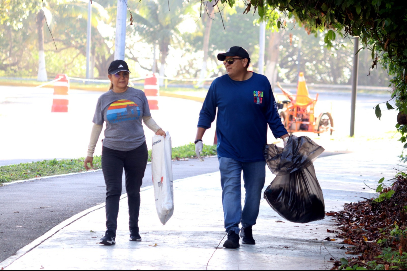 Recolectan más de media tonelada de basura tras jornada de limpieza