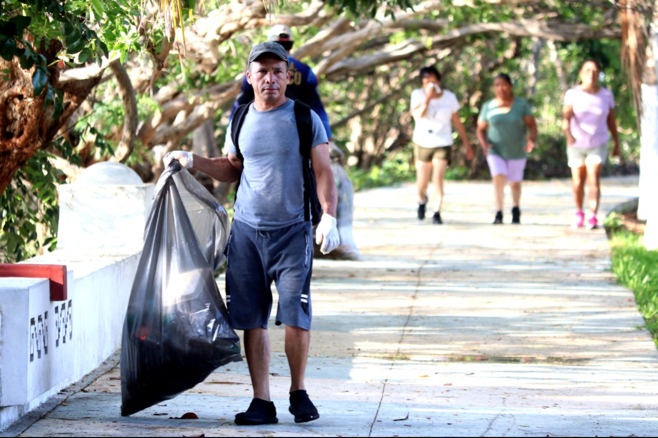 Recolectan más de media tonelada de basura tras jornada de limpieza