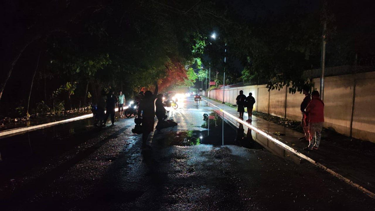 El hombre no presentó heridas graves El hombre no presentó heridas graves
