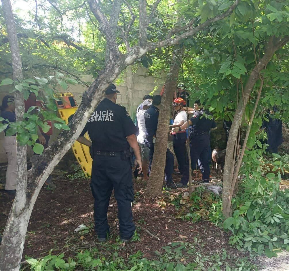 Sexagenario acude a visitar a su hermana en su predio de Izamal, pero la halló en una oquedad Sexagenario acude a visitar a su hermana en su predio de Izamal, pero la halló en una oquedad