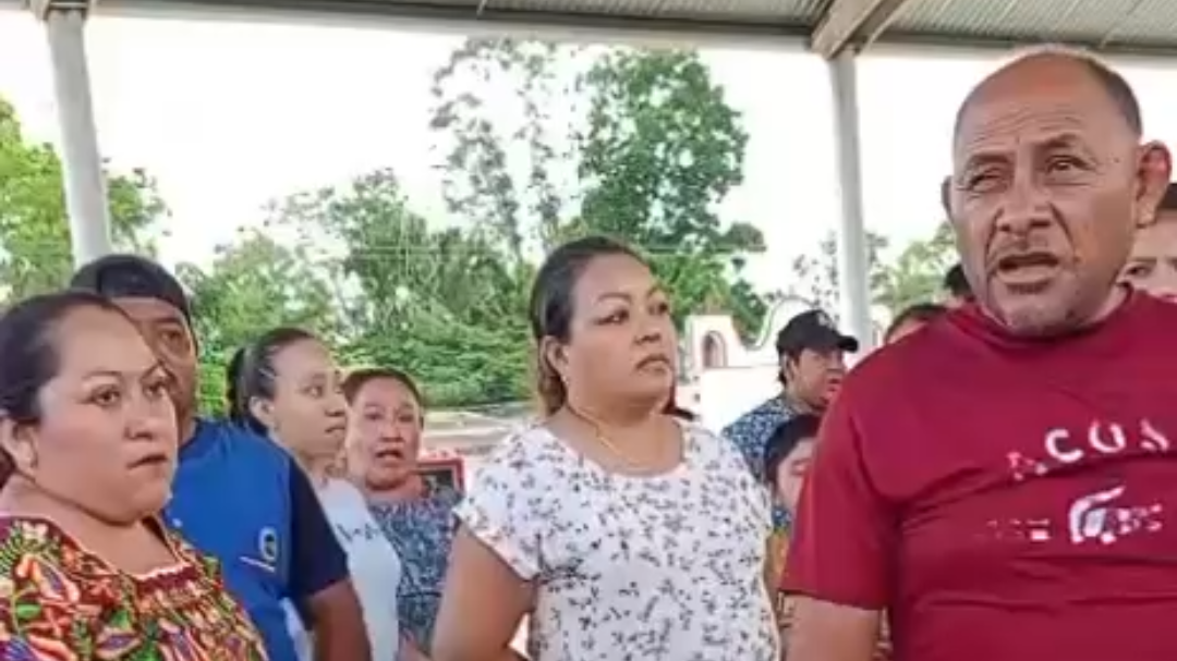 Acusan a comisario ejidal y regidora de Morena de incitar enfrentamiento en sección 408 en Cancabchén
