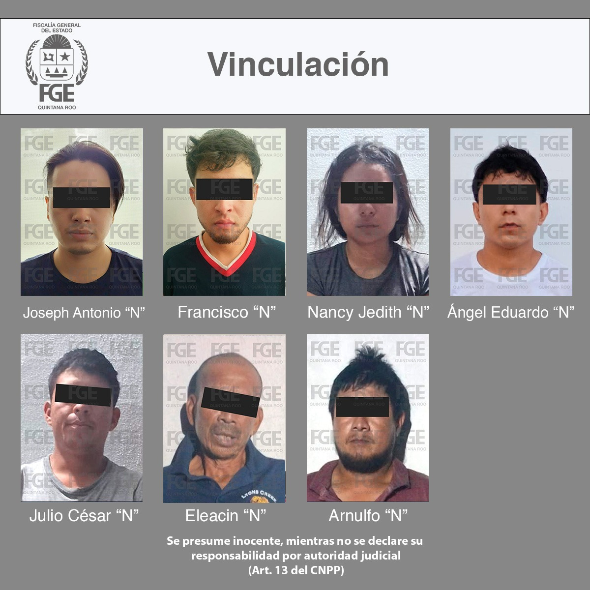 Hombres y mujeres detenidos con droga en Cancún fueron enviados a prisión