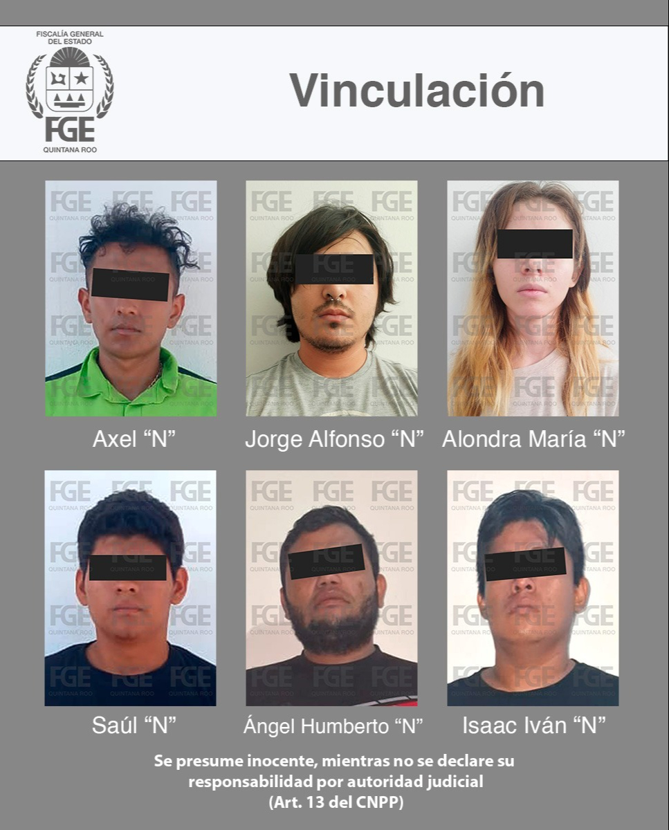 Hombres y mujeres detenidos con droga en Cancún fueron enviados a prisión