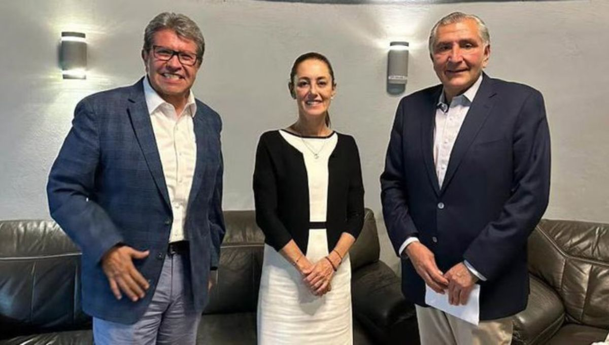 La presidenta Claudia Sheinbaum sostuvo una reunión con el diputado Ricardo Monreal y el senador Adán Augusto López