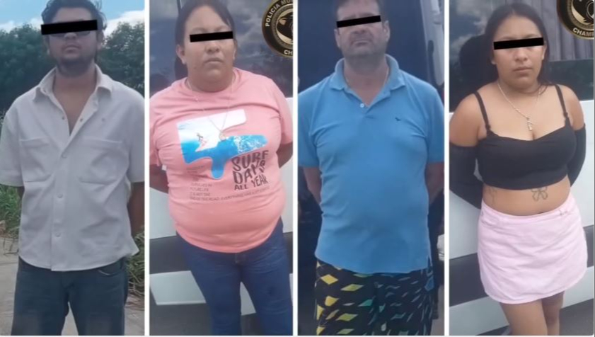 Los detenidos fueron puestos a disposición del Ministerio Público de la Federación.
