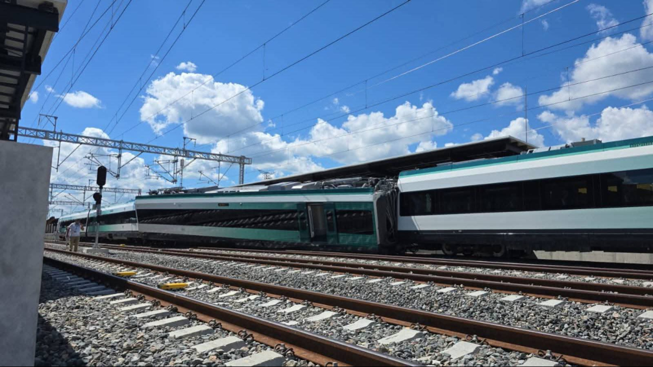 Vagones del Tren Maya se descarrillaron a la altura de Izamal en Yucatán