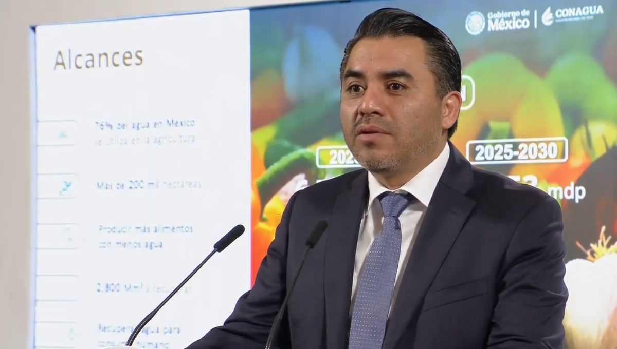 Efraín Morales, director general de la Comisión Nacional del Agua (Conagua)