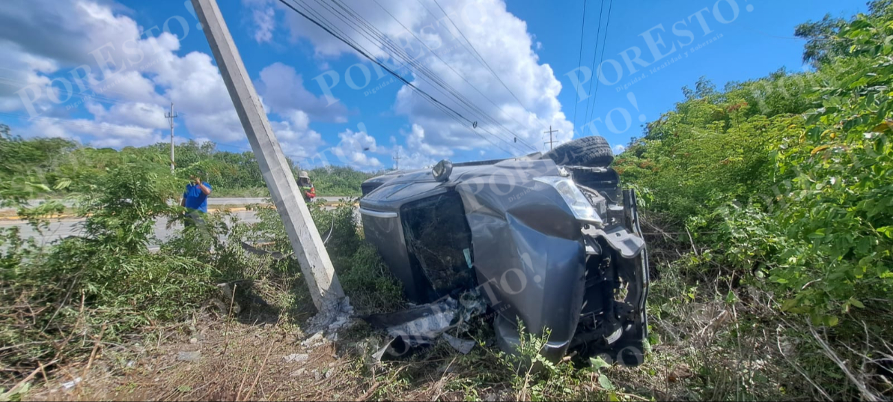 El conductor no presentaba lesiones de gravedad, solo golpes y crisis nerviosa