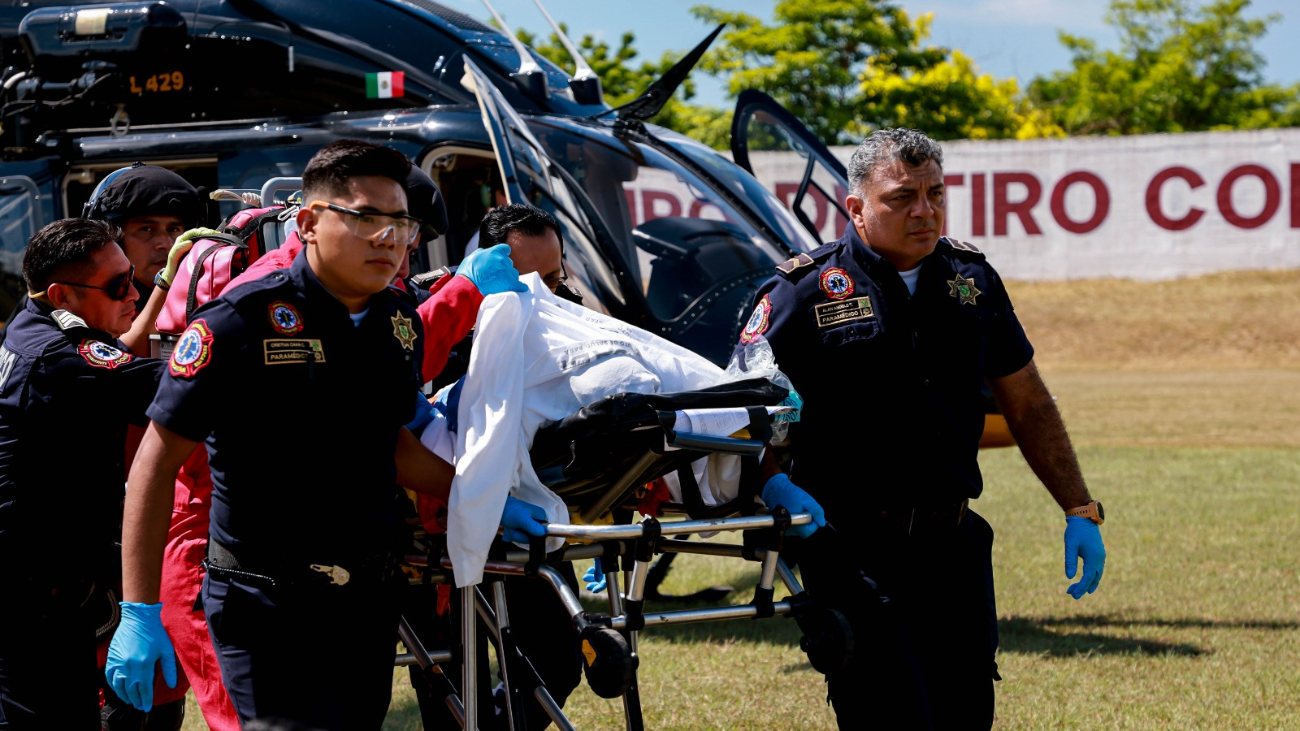 La paciente logró ser estabilizada por personal médico y posteriormente se solicitó su traslado vía área hacia la capital del estado