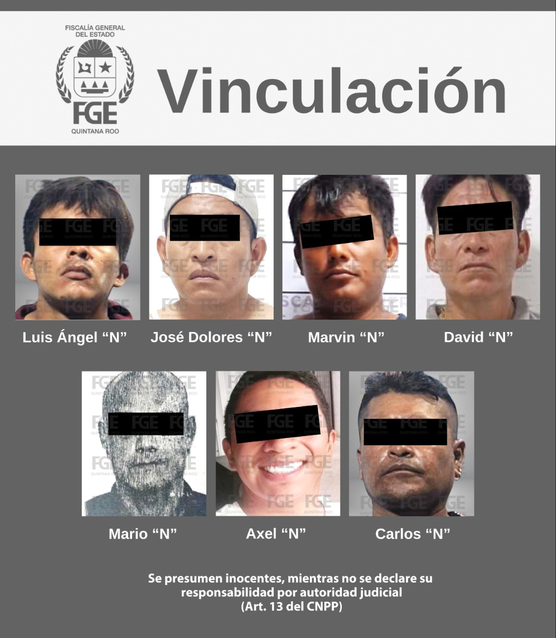 Las víctimas de los detenidos son mujeres y menores de edad con identidad reservada