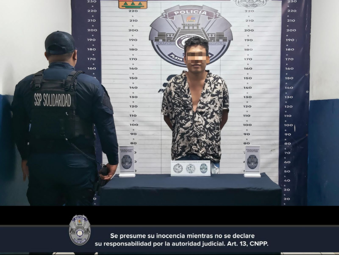 Hombre fue detenido en Villas del Sol por incumplir medida de protección.