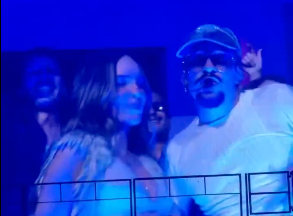 Belinda y Bad Bunny en concierto Belinda y Bad Bunny en concierto