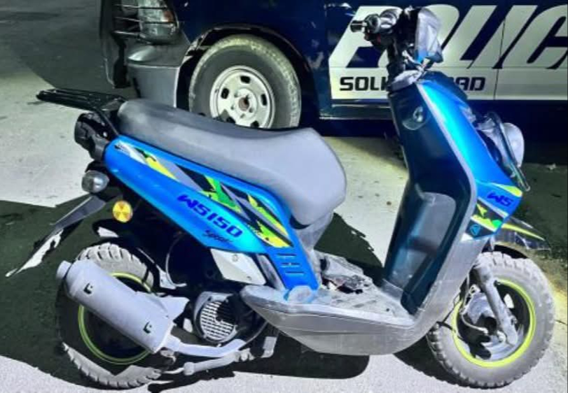 Junto con la motocicleta y las dosis de droga fueron asegurados por las autoridades Junto con la motocicleta y las dosis de droga fueron asegurados por las autoridades