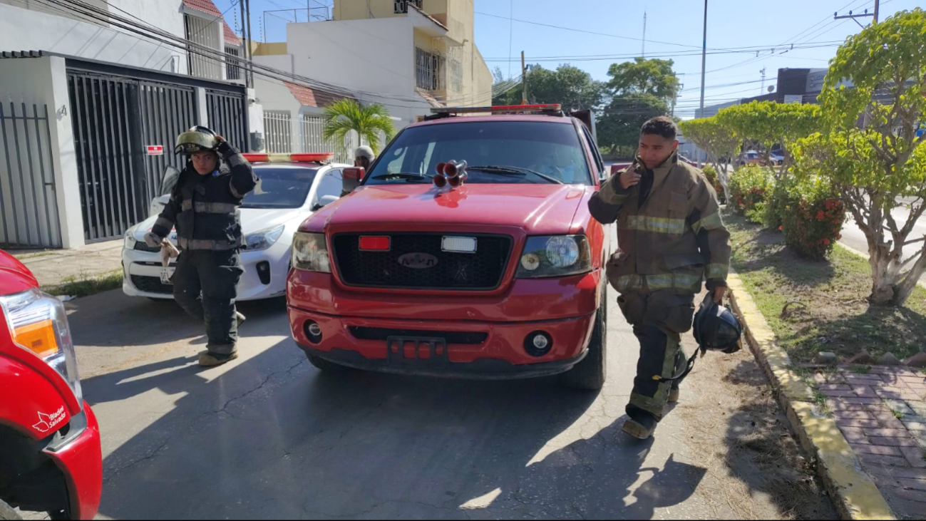 Los bomberos controlaron la situación y sofocaron por completo el conato de incendio. Los bomberos controlaron la situación y sofocaron por completo el conato de incendio.