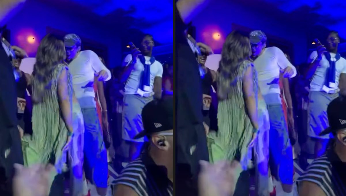 Belinda y Bad Bunny son captados bailando de forma muy sensual y fans piden que sean novios