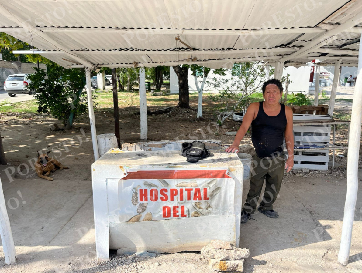 Debido a su discapacidad, su negocio es la única fuente de economía para su familia y él
