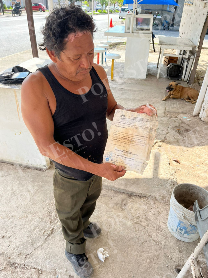 Desde hace más de dos décadas se encuentra laborado en dicho lugar, ahora teme ser desalojado