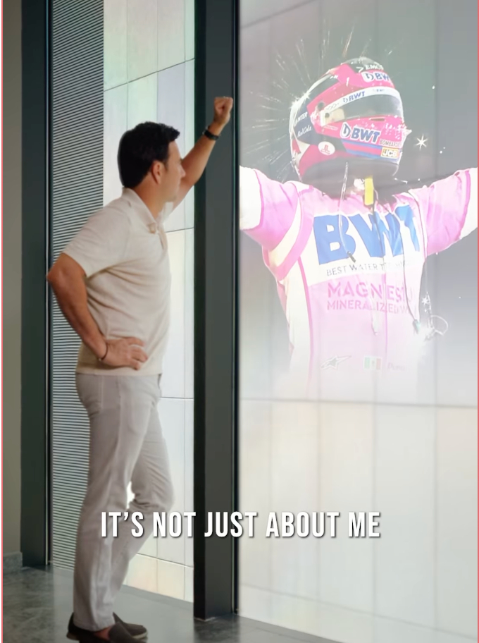 Checo agradeció todo el apoyo