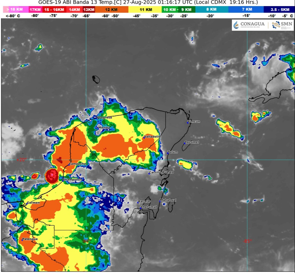 La vaguada en altura y la onda tropical núm. 26 activan alertas meteorológicas en la península. La vaguada en altura y la onda tropical núm. 26 activan alertas meteorológicas en la península.