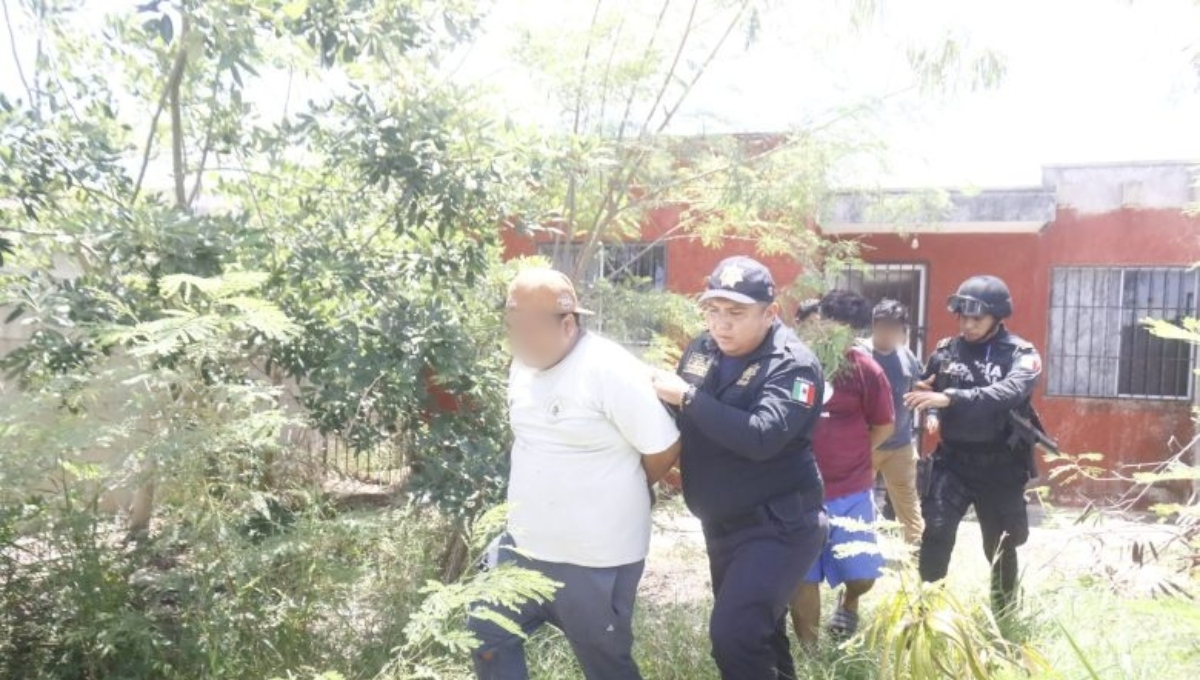 Agentes estatales acudieron a Opichén tras reporte de una vecina Agentes estatales acudieron a Opichén tras reporte de una vecina
