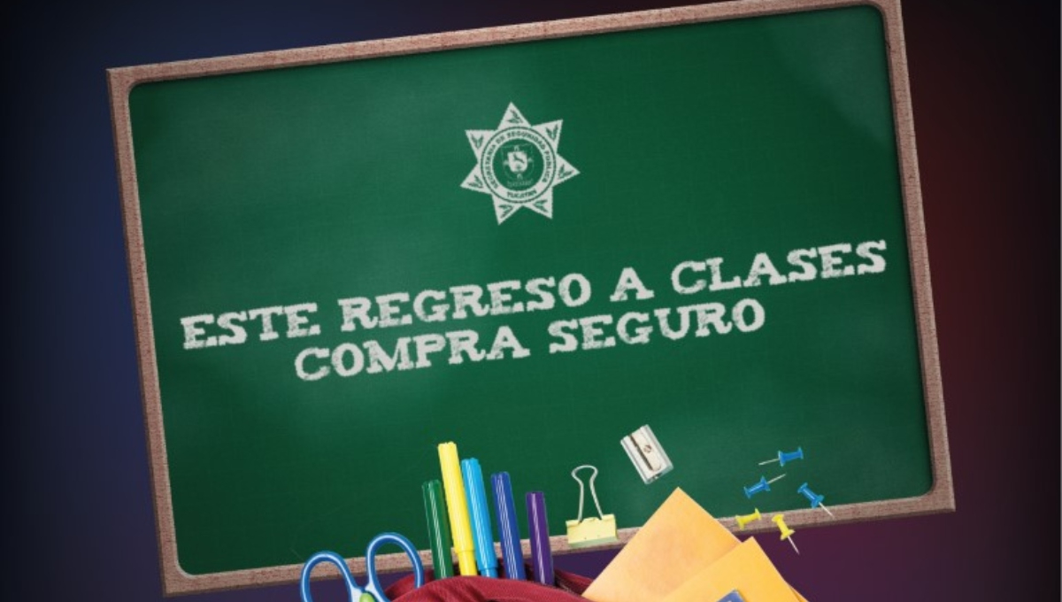 La SSP Yucatán llama a realizar compras seguras durante el regreso a clases La SSP Yucatán llama a realizar compras seguras durante el regreso a clases