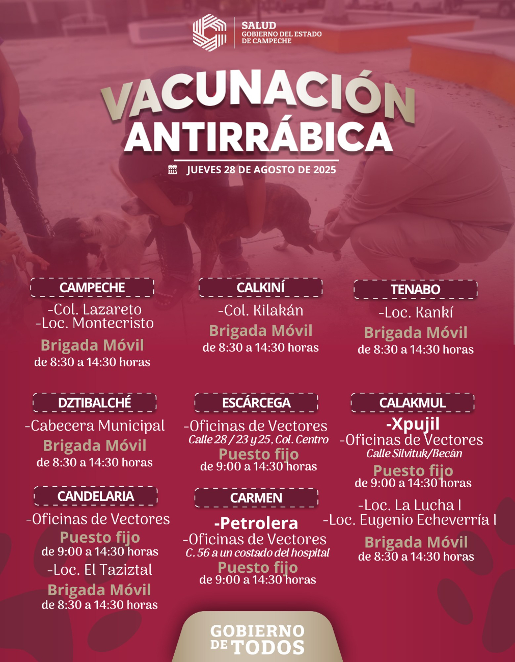 Autoridades exhortan a vacunar mascotas y extremar precauciones. Autoridades exhortan a vacunar mascotas y extremar precauciones.