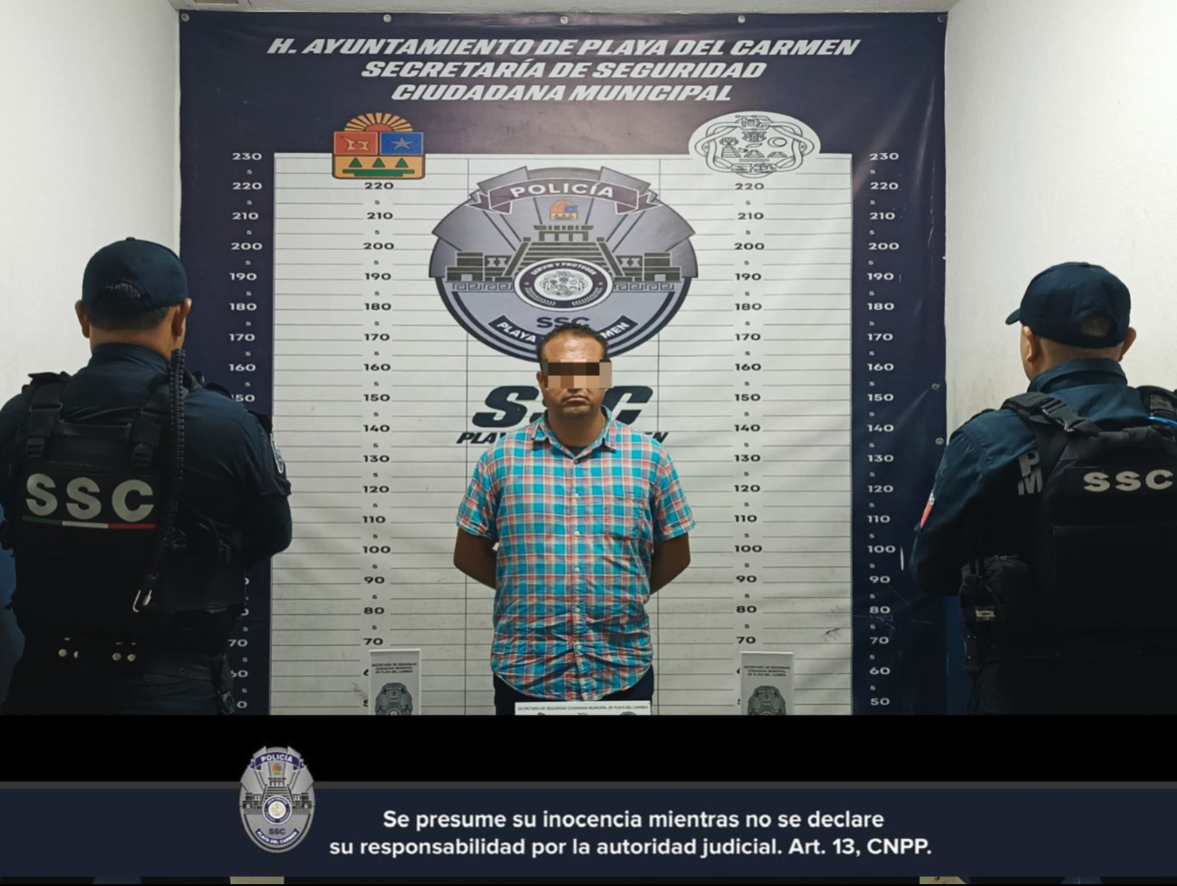 Tres detenidos y una motocicleta recuperada en Playa del Carmen