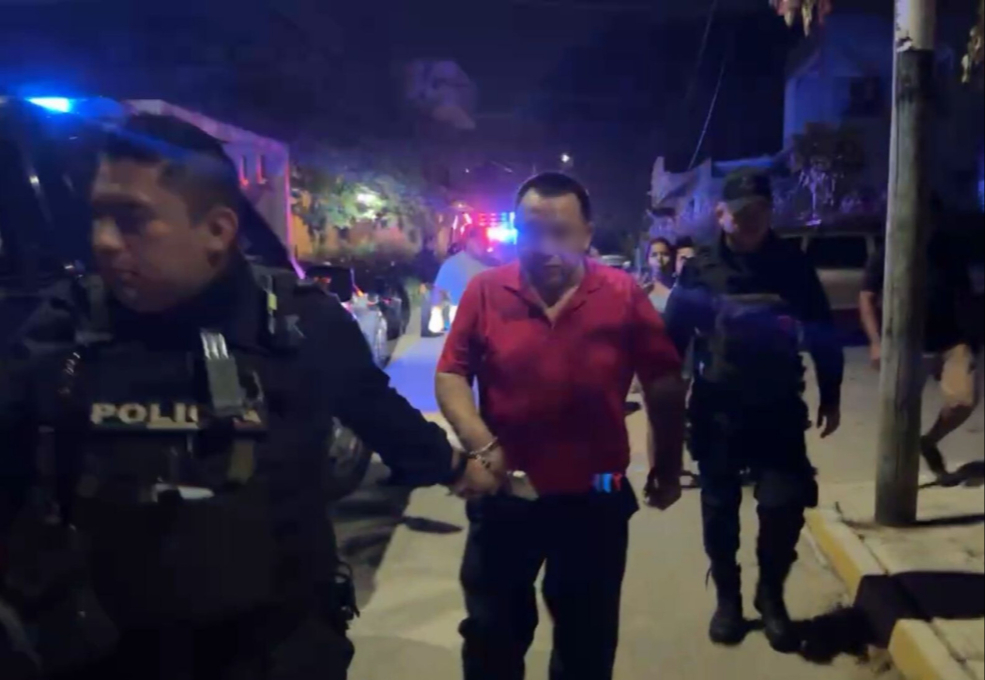 El detenido aparentemente es familiar del presunto responsable del accidente