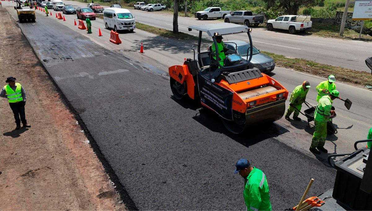 La mandataria estatal destacó que estas acciones permitirán mejorar la calidad de las carreteras y caminos La mandataria estatal destacó que estas acciones permitirán mejorar la calidad de las carreteras y caminos