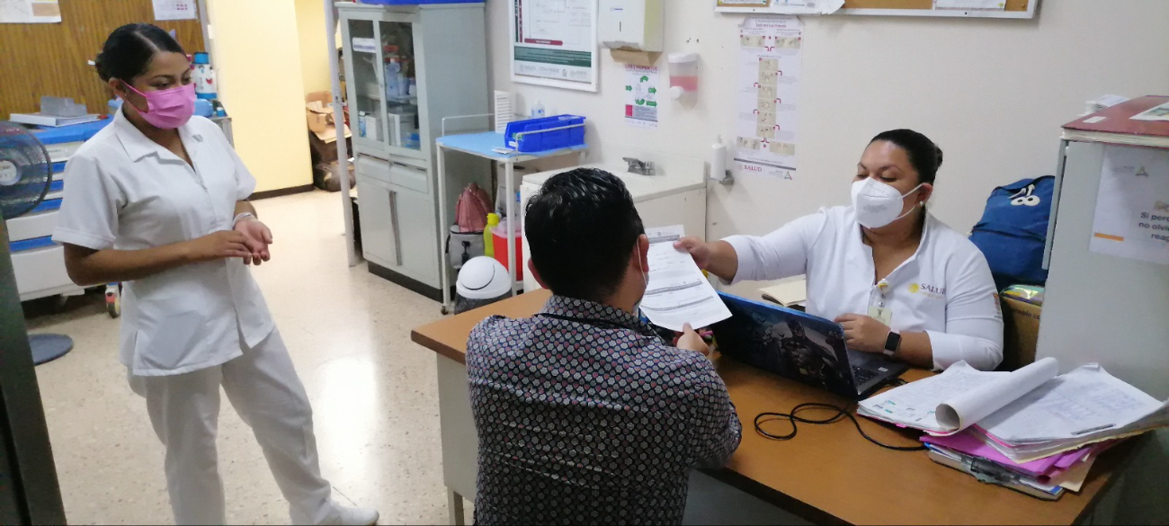 Actualmente, se vive un caos administrativo dentro del hospital.