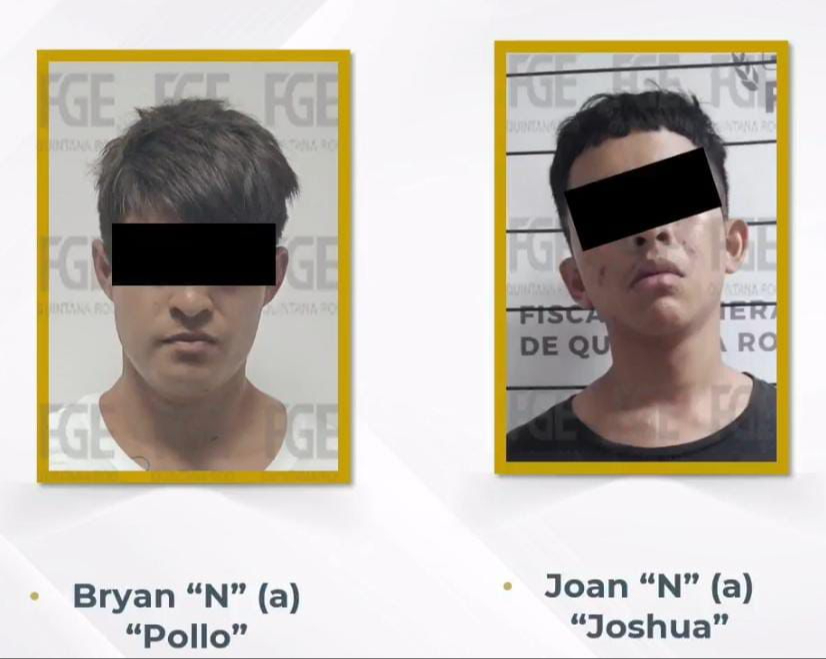 Bryan “N” y Joan y/o Joshua “N” fueron capturados en la supermanzana 107
