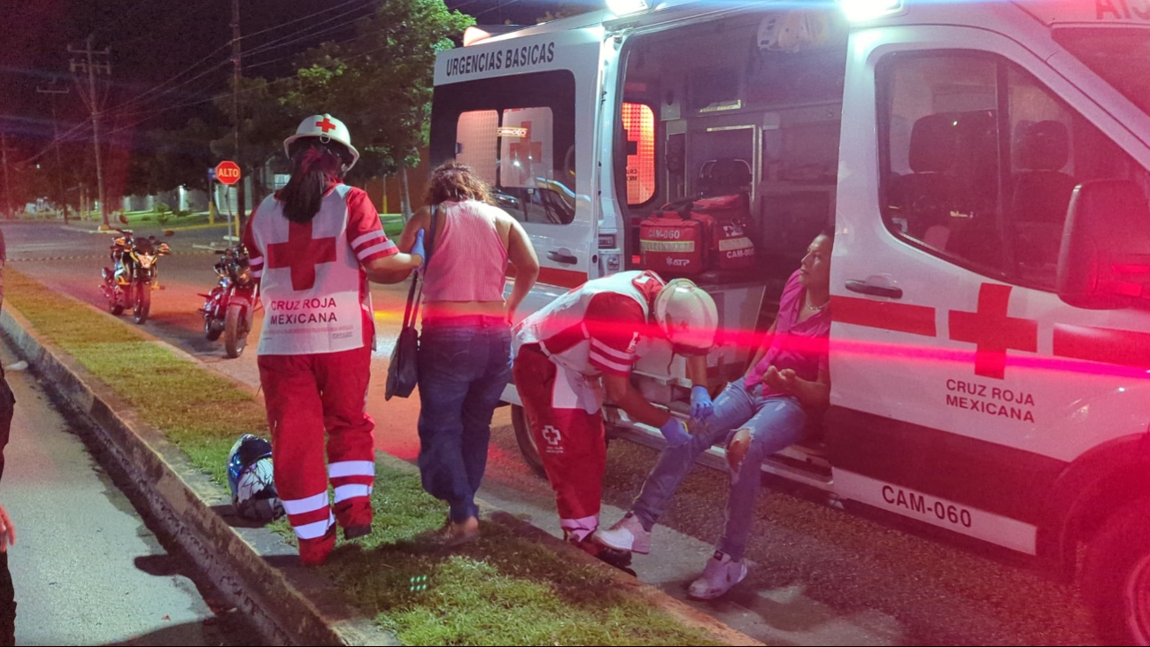 Bebé resulta herida durante un  accidente en Carmen; el responsable quedó prófugo