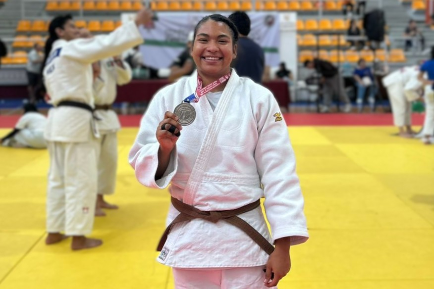 Naomi Pozo expresó su felicidad de haber podido competido con otras grandes atletas