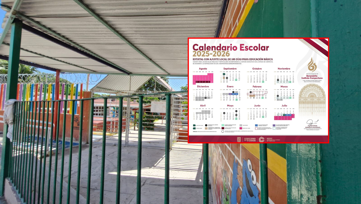 Conoce el Calendario Escolar Campeche 2025-2026: Más días de vacaciones, puentes y fechas clave