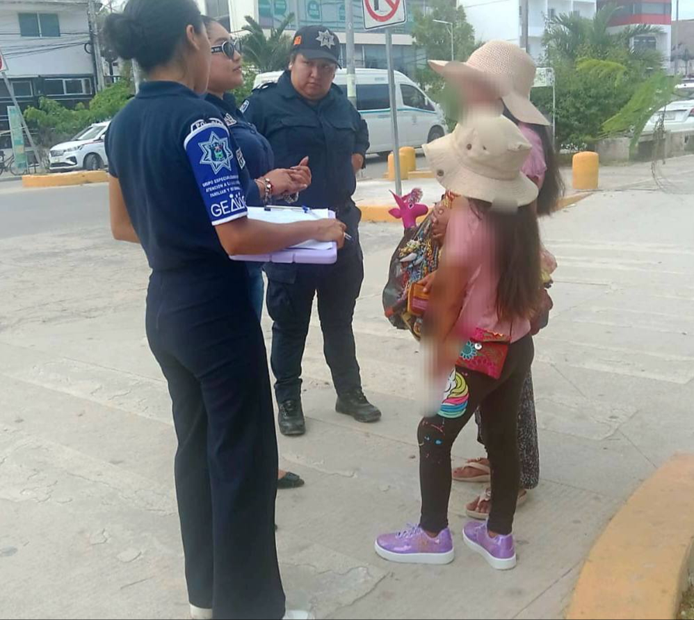Por medio de recorridos operativos y reportes ciudadanos al 911 se han logrado detectar a menores trabajando Por medio de recorridos operativos y reportes ciudadanos al 911 se han logrado detectar a menores trabajando