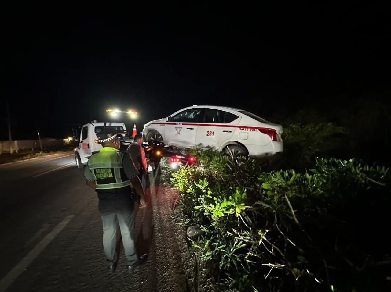 La unidad fue retirada por una grúa y llevada al corralón municipal