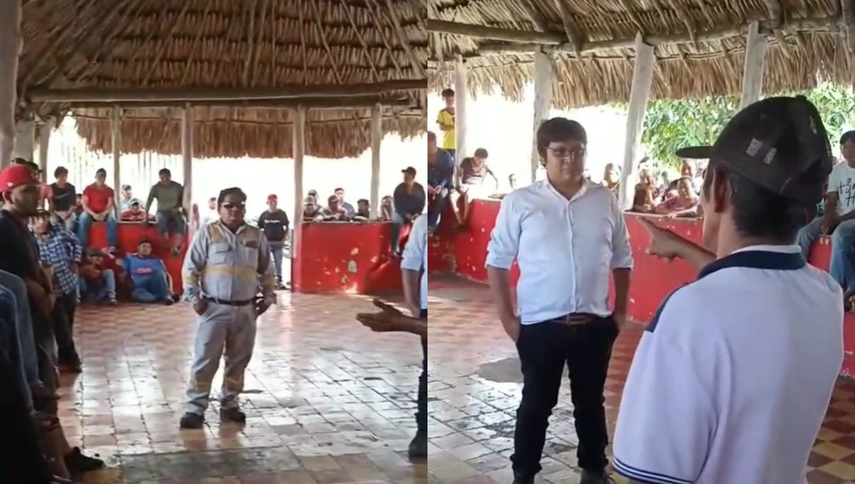 Pobladores de Xkanhá, en Hopelchén, enfrentaron a un directivo de la CFE tras tres días sin energía eléctrica.