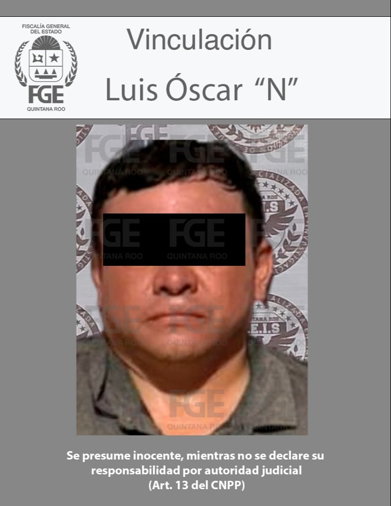 Vinculan a Luis Oscar N por su relación con la colocación de mantas en Benito Juárez, Quintana Roo