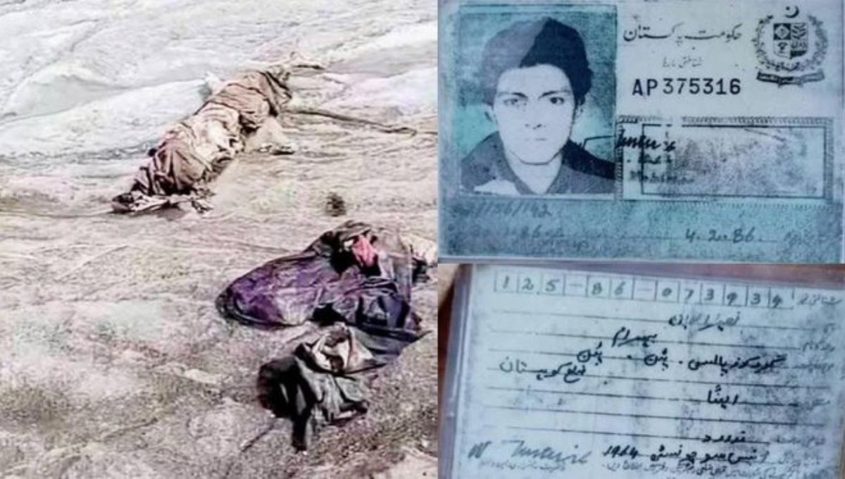 El cuerpo de Nasiruddin, desaparecido en 1997 mientras cruzaba la montaña El cuerpo de Nasiruddin, desaparecido en 1997 mientras cruzaba la montaña